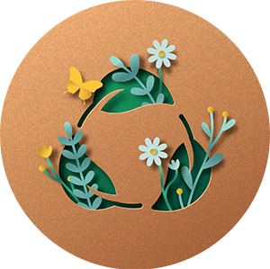 eco leaves icon