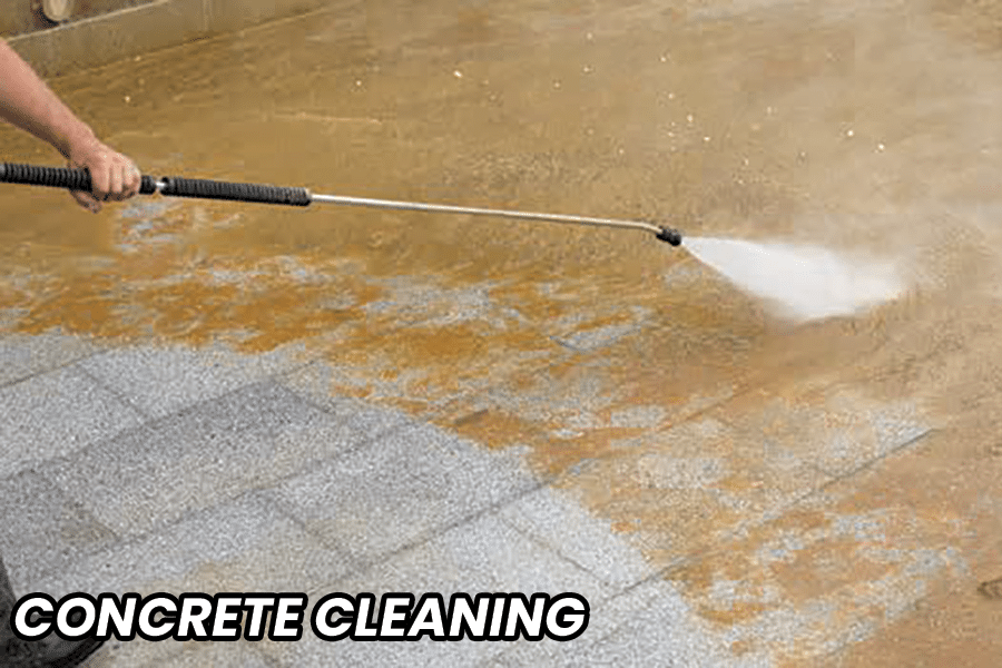 SPW Concrete cleaning